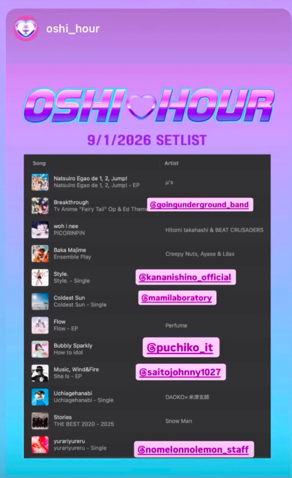 Thank you! KZUM89.3FM Oshi♡Hour in Nebraska !!!